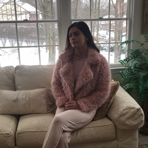 Pink Faux Fur Jacket - Picture 5 of 9